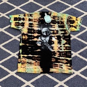 New custom tie dye the Mandalorian t-shirt